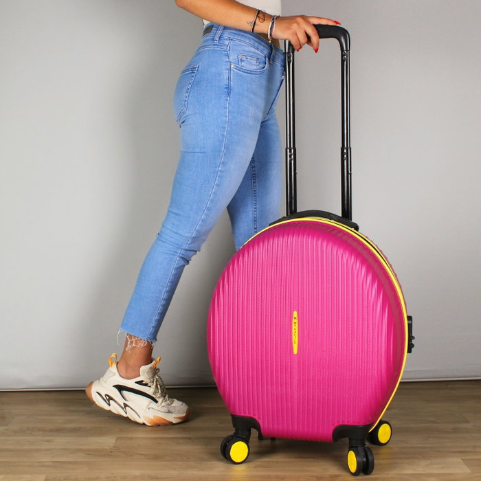 Zoozie Bags Maleta Fucsia con Bloqueo Codificado